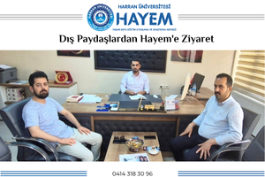 Dış Paydaşlardan Hayem'e Ziyaret